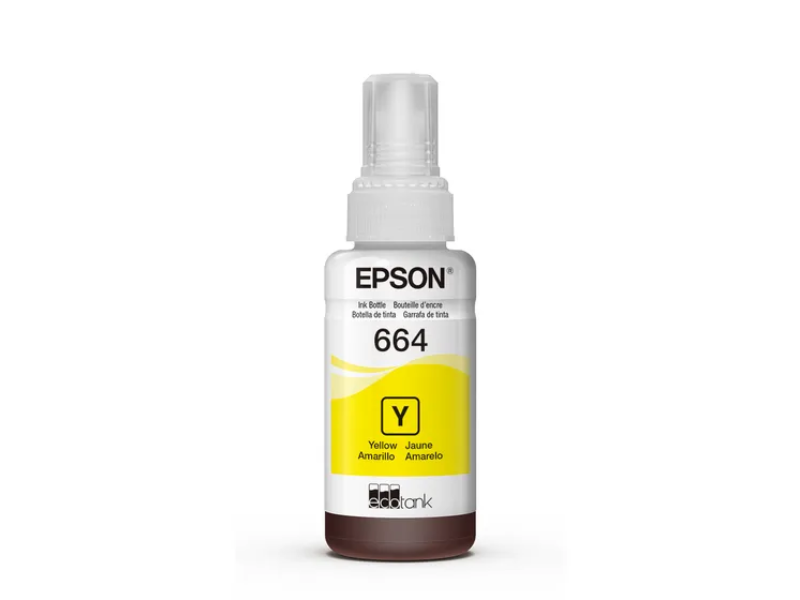 TINTA EPSON L200 YELLOW T664420-AL L110/L200/L210/L220/L350/L355/L395/L555/L575/L656