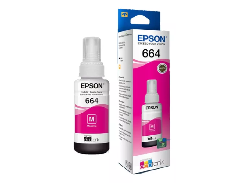 TINTA EPSON L200 MAGENTA T664320-AL L110/L200/L210/L220/L350/L355/L395/L555/L575/L656